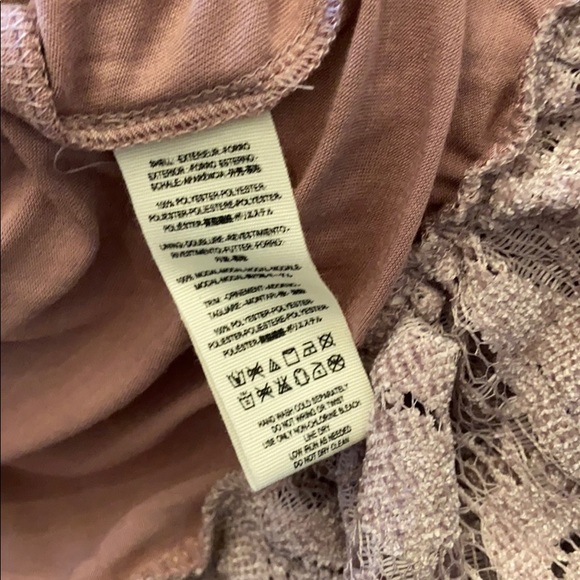 BNWT Free People Lace Balloon Sleeve Mini Dress - Picture 5 of 8